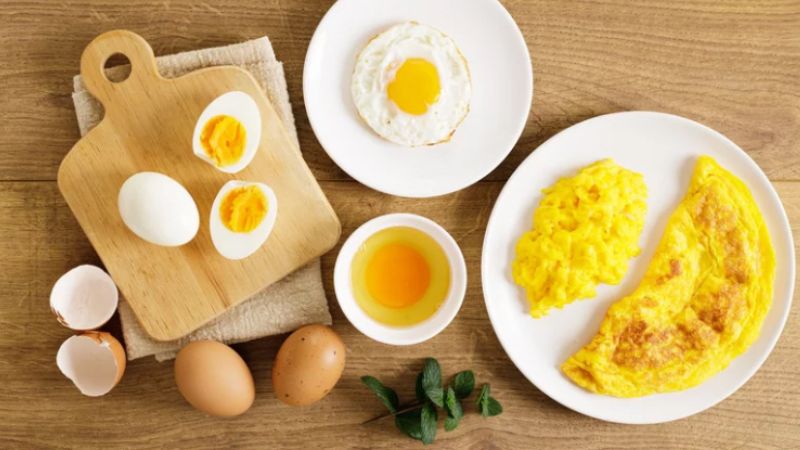Trứng là loại thực phẩm phổ biến giúp tăng chiều cao