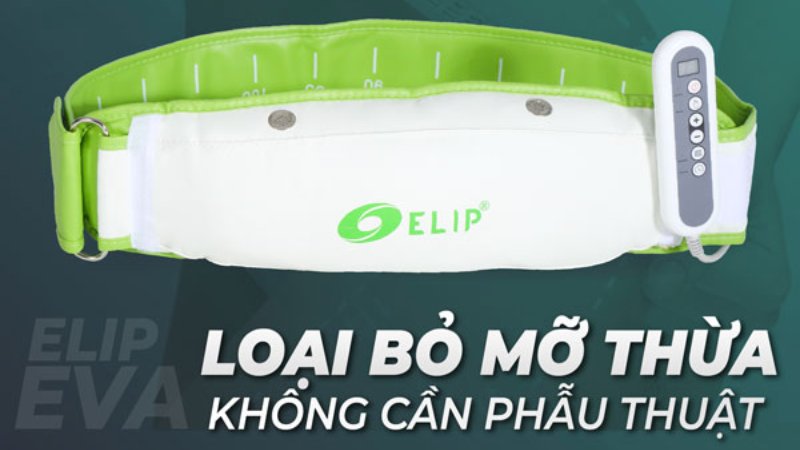 Đai massage bụng Elip Eva hỗ trợ giảm mỡ thừa hiệu quả