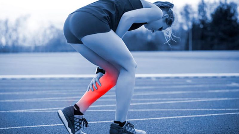 Bạn sẽ bị đau ống đồng nếu chạy quá sức hoặc không khởi động kỹ