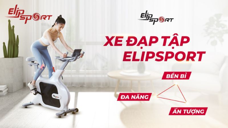 Elipsport cung cấp đa dạng các dòng xe đạp tập thể dục với chất lượng cao, bền bỉ và đa năng