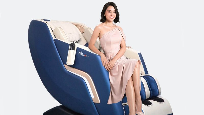 Nhựa ABS giúp ghế massage có mức độ hoàn thiện cao, chống thấm nước và dẫn điện