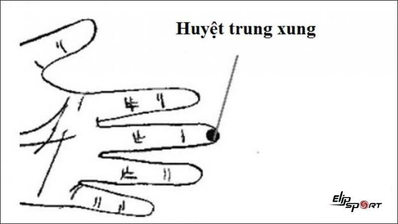 Huyệt Trung xung