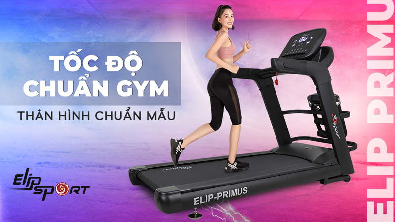 Máy chạy bộ ELIP Primus Pro có tính năng nghe nhạc