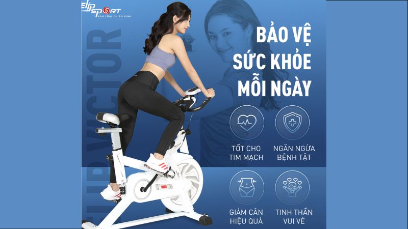 Việc tập luyện đạp xe giúp tăng sức mạnh cho các khớp ở chân