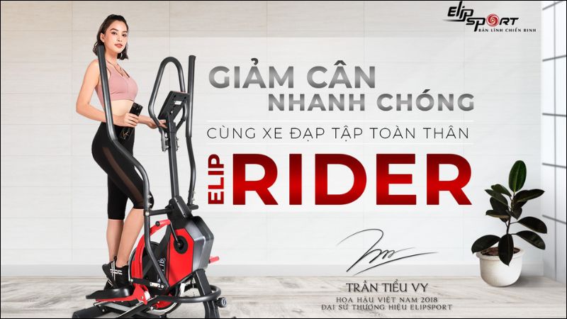 Xe đạp tập ELIP Rider giúp tập luyện toàn thân, linh động cả tay và chân 