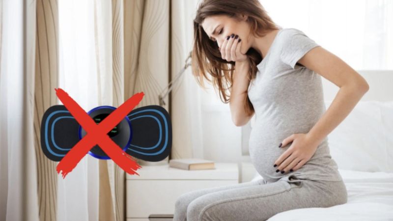Phụ nữ mang thai không nên dùng máy massage xung điện