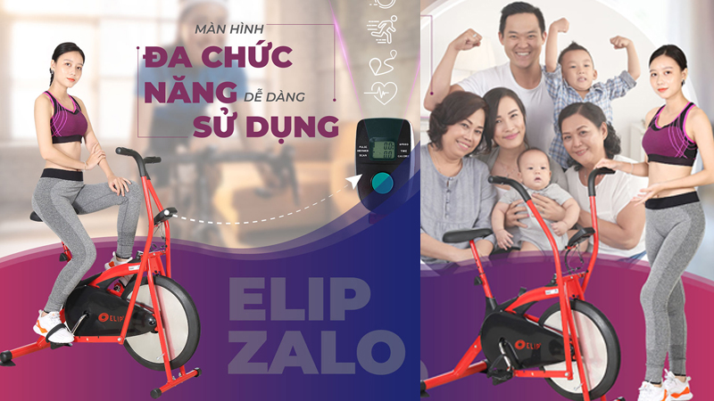 Xe đạp tập đa năng ELIP Zalo 