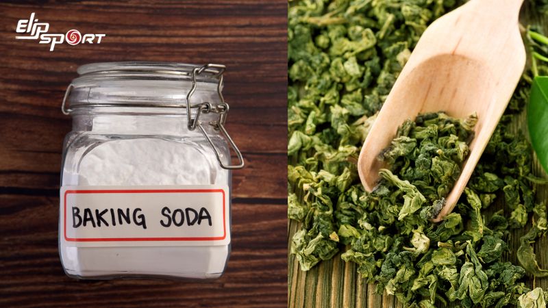 Baking Soda với trà xanh
