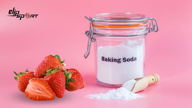 Baking Soda với dâu tây