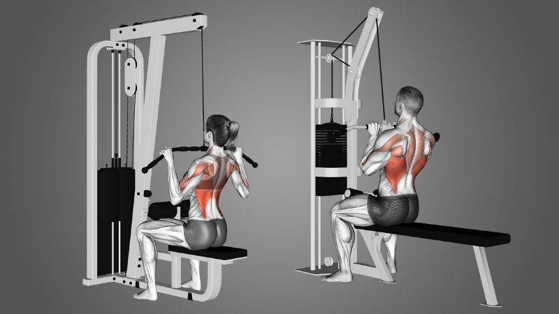 Bài tập Wide Grip Pulldown