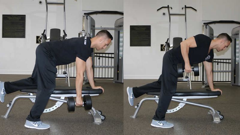 Bài One-Arm Dumbbell Row