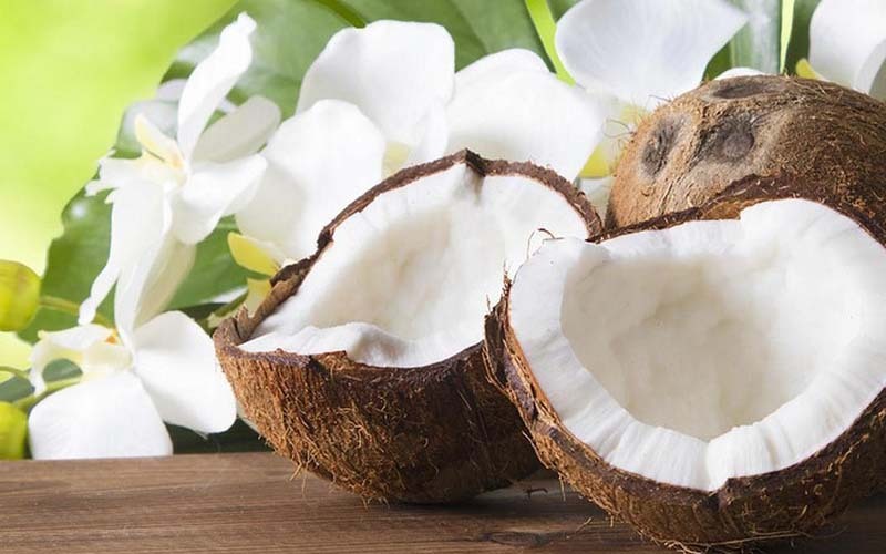 100 gram cơm dừa khô có chứa 650 Calo