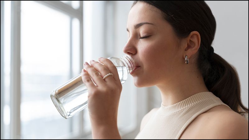 Uống một cốc nước lọc trước bữa ăn 30 phút có thể tạo cảm giác no