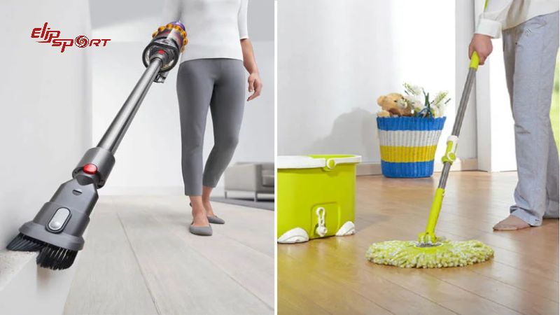 Công việc lau hoặc hút bụi sàn nhà là một công việc khá tốn nhiều sức