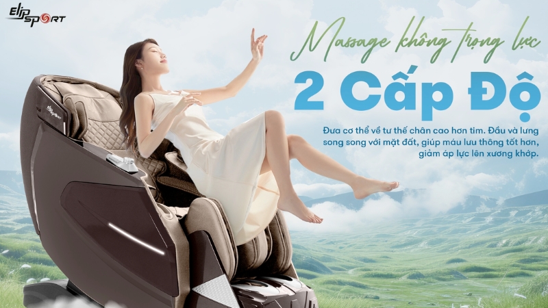 Ghế massage ELIP G10 - Coffee New