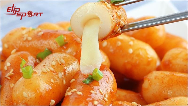 Bánh gạo nhân phô mai cung cấp khoảng 1200 calo trong mỗi 500g