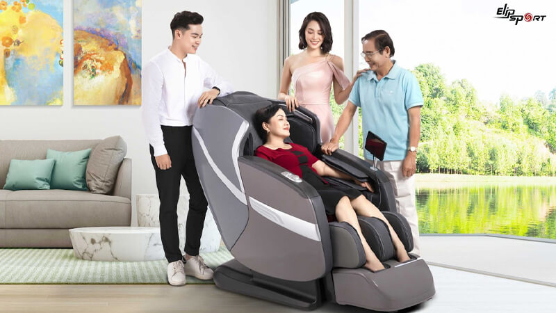 Máy massage giúp người già giảm đau nhức 