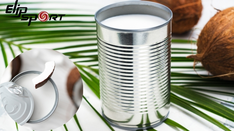 Nước cốt dừa đóng hộp cung cấp khoảng 147 calo/100ml