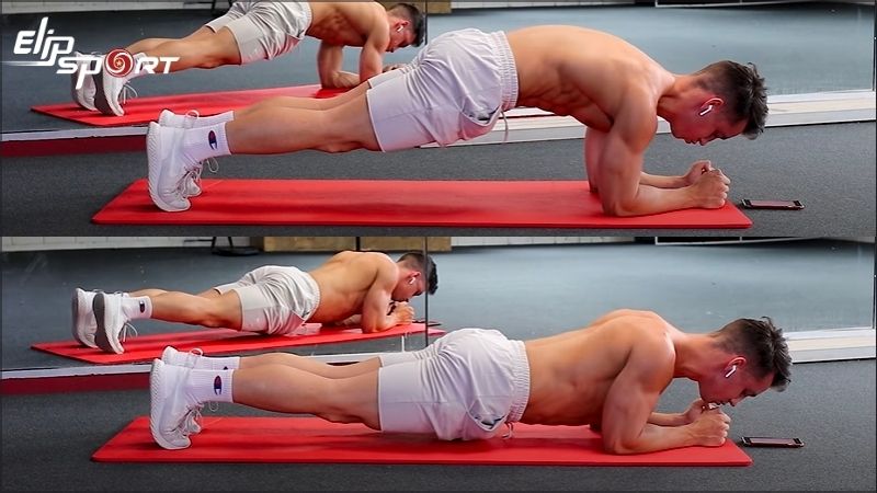 Plank Up Down là bài tập kết hợp giữa Plank cao và Plank thấp