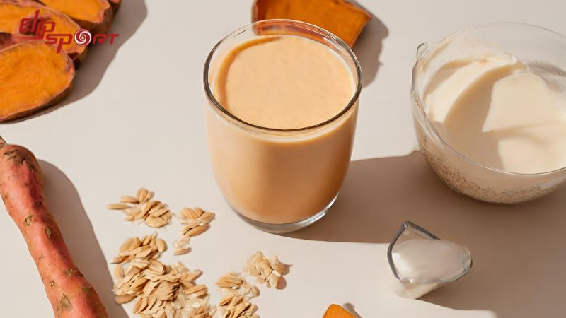 Hướng dẫn cách giảm cân bằng sinh tố yến mạch khoai lang