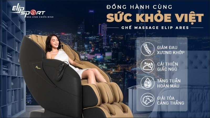 Sử dụng ghế massage tốt nhất là buổi sáng hoặc buổi chiều