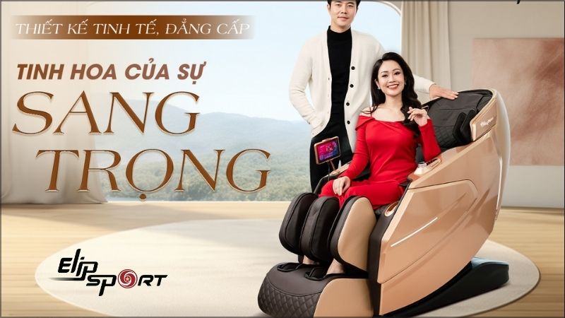 Ghế massage thương gia ELIP Olas đem đến trải nghiệm massage vượt trội