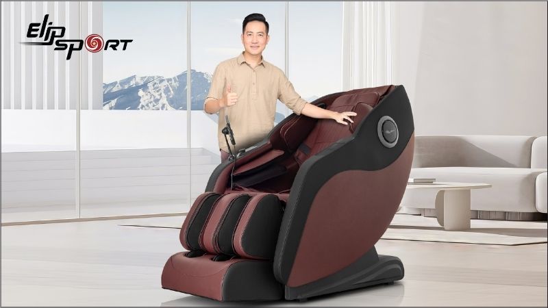 Ghế massage ELIP D5 tuyệt tác khi sử dụng công nghệ 2D Plus