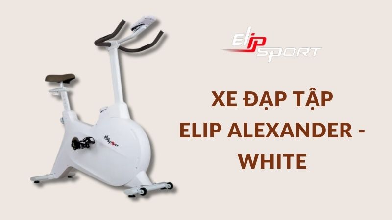 Thiết kế đẹp mắt, hiện đại của xe đạp ELIP Alexander White