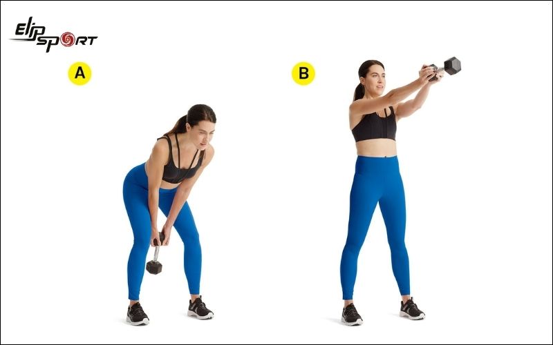 Dumbbell Swing là bài tập cardio mang đến nhiều lợi ích cho sức khỏe và vóc dáng