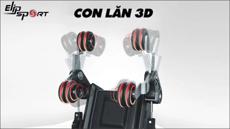 Con lăn 3D được coi là một trong những loại con lăn phổ biến nhất trên thị trường hiện nay