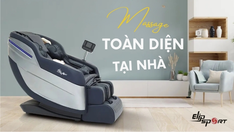 Ghế massage ELIP Cara mang đến trải nghiệm tuyệt vời cho người dùng