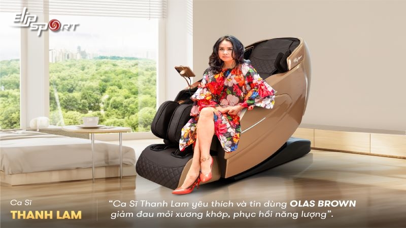 Ghế massage Olas Brown