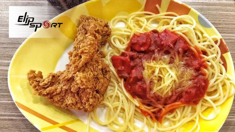 Mì Ý ở Jollibee có lượng calo tương đối cao