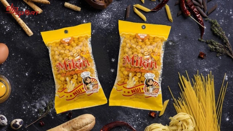 Trong 100g nui chiên giòn chứa khoảng 550 calo