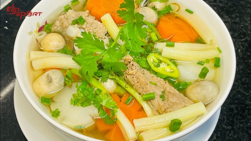 Canh nui sườn là một món ăn dễ làm