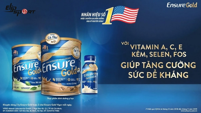 Sữa Ensure rất tốt cho sức khỏe