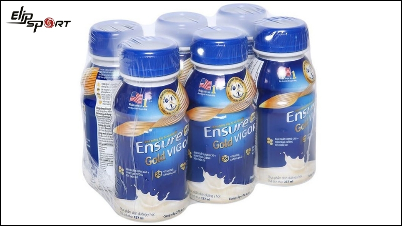 Một bộ sữa Ensure nước Gold gồm 6 chai 237 ml có giá 332.000 VNĐ