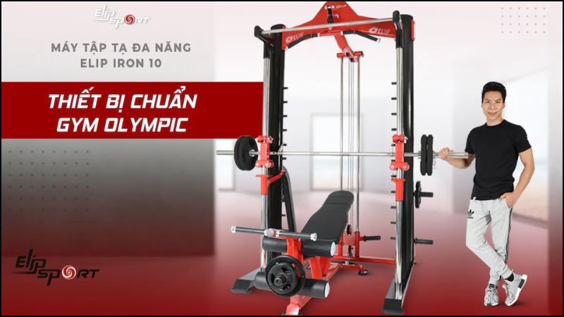 MÁY TẬP TẠ ĐA NĂNG ELIP IRON 10