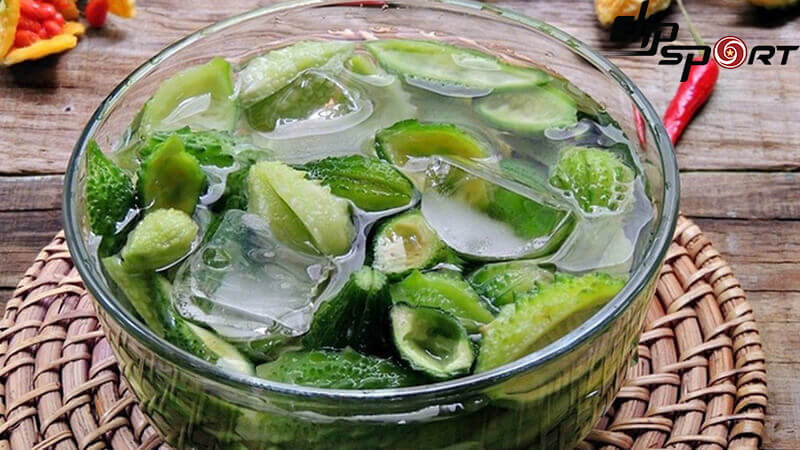 Khổ qua ướp đá với hương vị độc đáo