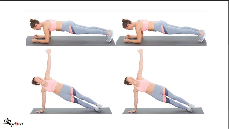 Plank Shoulder Circles – Plank cao và xoay vai