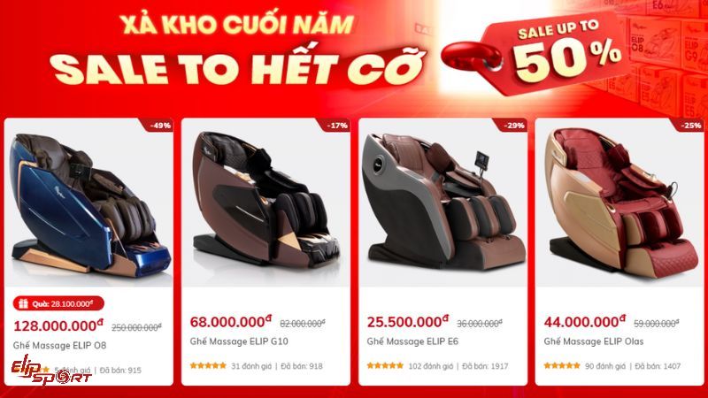 ElipSport - địa chỉ mua sắm ghế Massage theo phong thủy hàng đầu và uy tín