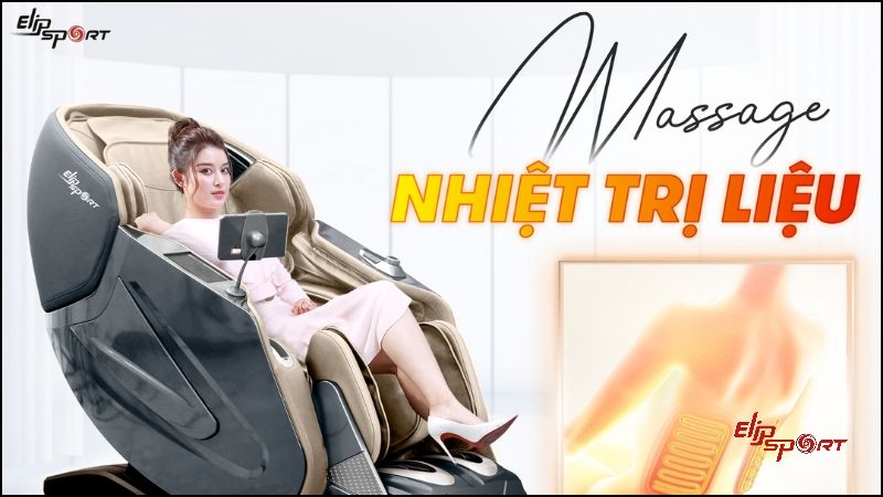 Ghế massage là phương pháp gián tiếp giúp điều trị nội khoa cho người thoát vị đĩa đệm 