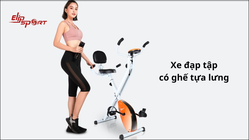 Xe đạp tập thể thao dạng nằm có lưng tựa giúp hỗ trợ trị liệu hiệu quả