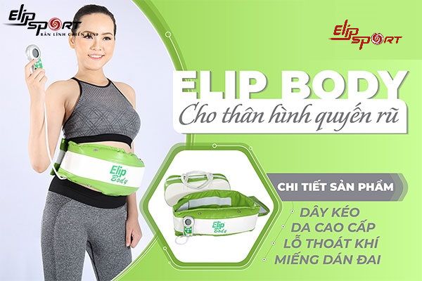 Đai massage tan mỡ bụng ELIP Body-BH-6T