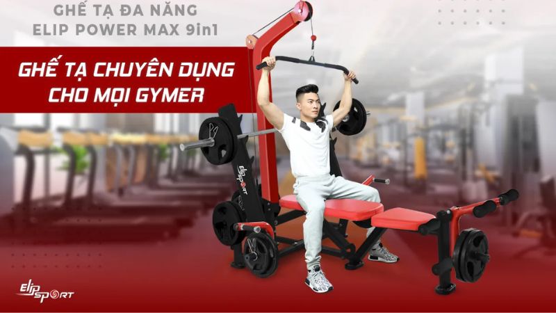 Máy tập tạ đa năng Elip iRon 10