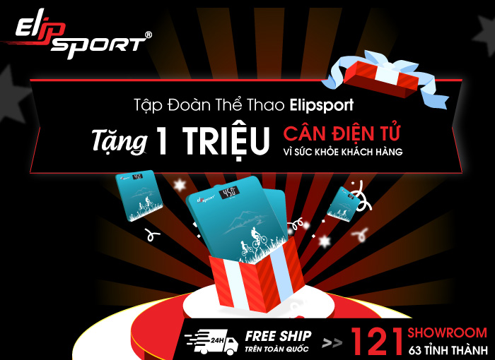 Tập đoàn thể thao Elipsport tặng 1 triệu cân điện tử bảo vệ sức khỏe khách hàng - ảnh 1