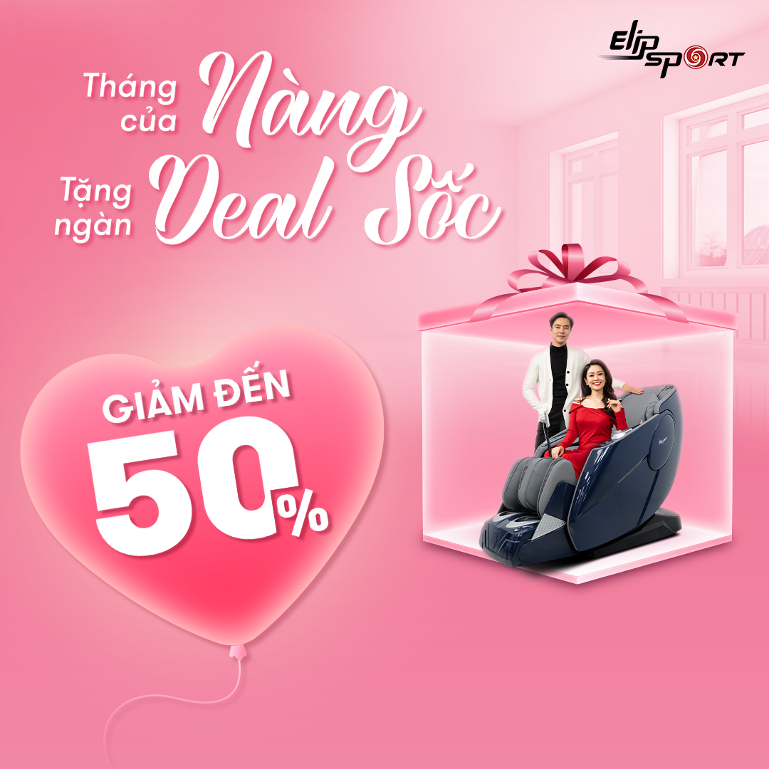 THÁNG CỦA NÀNG - TẶNG NGÀN DEAL SỐC: ELIPSPORT GIẢM ĐẾN 50%, GIẢM THÊM 28% - ảnh 2