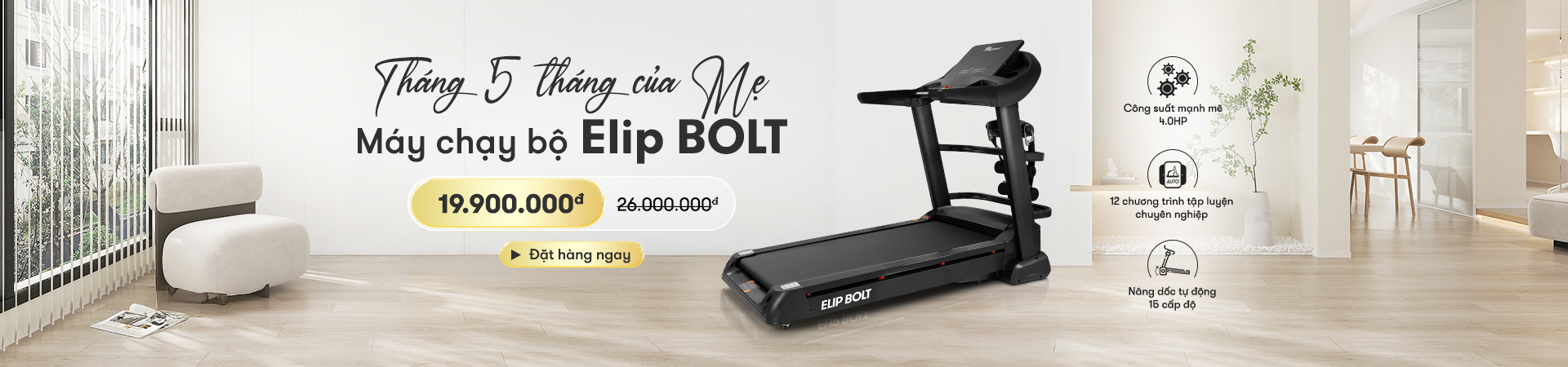 máy chạy bộ deal hot tháng 4