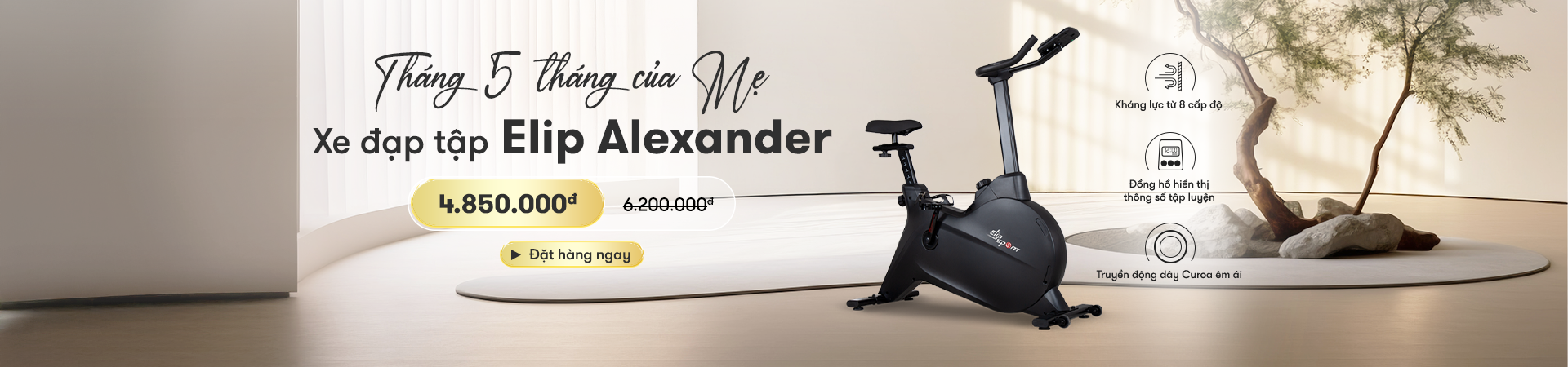 xe đạp tập deal hot tháng 4