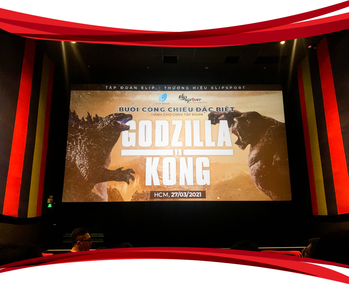 Elipsport tổ chức buổi xem phim bom tấn Gozilla vs Kong